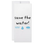 Water Conservation design! rack cards