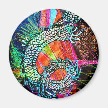 WATER DRAGON 2012 FRIDGE MAGNET