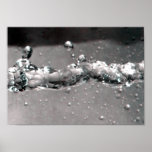 water drop - frozen in time print