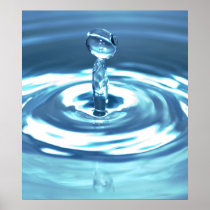 water droplet canvas posters