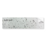 Water Drops on Glass bumper stickers
