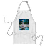 water fountain modern art acrylic painting aprons