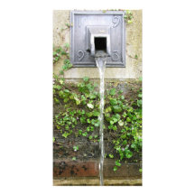 Water fountain personalized photo card