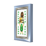Water glass illusion photo frame canvas wrap frame canvas prints