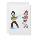 Water Gun Fight invitations
