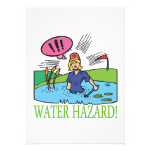 Water Hazard Personalized Announcements