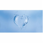 Water Heart Acrylic Cut Out