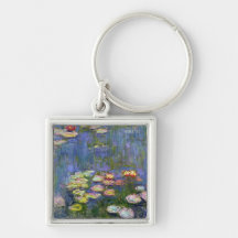 Water Lilies 10 Keychain