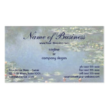 Water Lilies (1906) by Claude Monet Business Cards