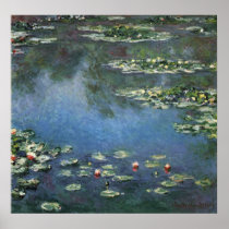 Water Lilies (1906) by Claude Monet Print