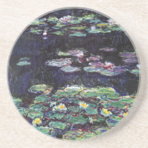 Water Lilies by Claude Monet Beverage Coaster