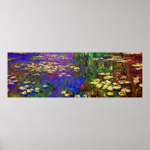 Water Lilies by Claude Monet Poster