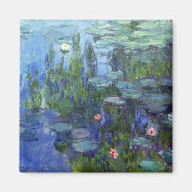 Water Lilies, Claude Monet Fridge Magnet