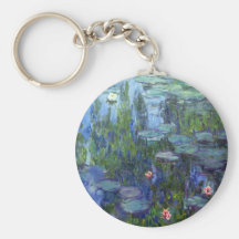 Water Lilies, Claude Monet Key Chains