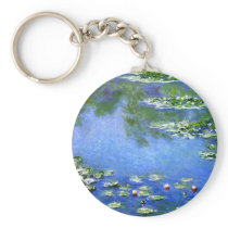 Water Lilies, Claude Monet Key Chains