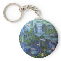Water Lilies, Claude Monet Key Chains