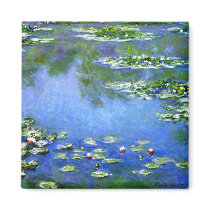 Water Lilies, Claude Monet Refrigerator Magnet