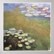 Water-Lilies, Claude Monet Poster