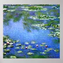 Water Lilies, Claude Monet Posters