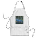 Water Lilies, Monet, Vintage Impressionism Flowers Aprons