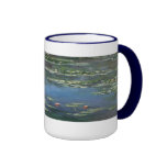 Water Lilies, Monet, Vintage Impressionism Flowers Mugs