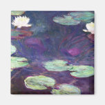 Water Lilies, Pink, 1897-99 Claude Monet cool, old Magnets
