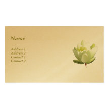 Water Lillies Business Cards