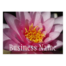 Water Lilly Flower Business Card