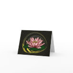 Water Lily in Pink Note Card