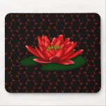 Water Lily in Red mousepads
