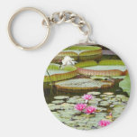 Water Lily Pads Ponds Key Chains