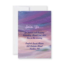 Water Lily Pond Bat Mitzvah Reception Party card