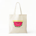 water melon Tote bags