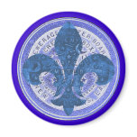 Water Metre Fleur De Lis magnets
