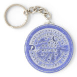 Water Metre Lid in Blue, New Orleans keychains