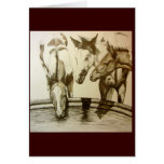 "Water Paints" Greeting Card