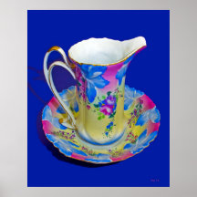 Water Pitcher and Bowl Poster