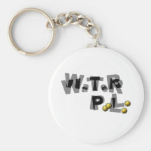 Water polo blur key chains