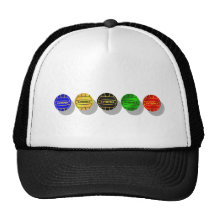 Water polo players and waterpolo players ball trucker hat