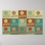 Water Polo Pop Art Posters