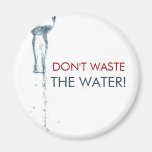 Water Pouring Refrigerator Magnet