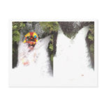 water rafting post card
