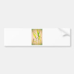 Water Reed Digital Art Bumper Sticker