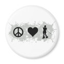 Water ski girl magnets