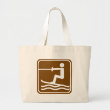 Water Skiing Highway Sign Bags