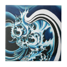 Water Skull Tile