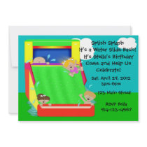 Water Slide Party Invitation