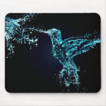 Water splash mouse pad