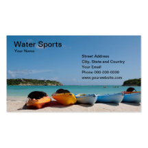 Water Sports Business Card