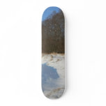 Water Stream Hidden Under Snow Skate Deck